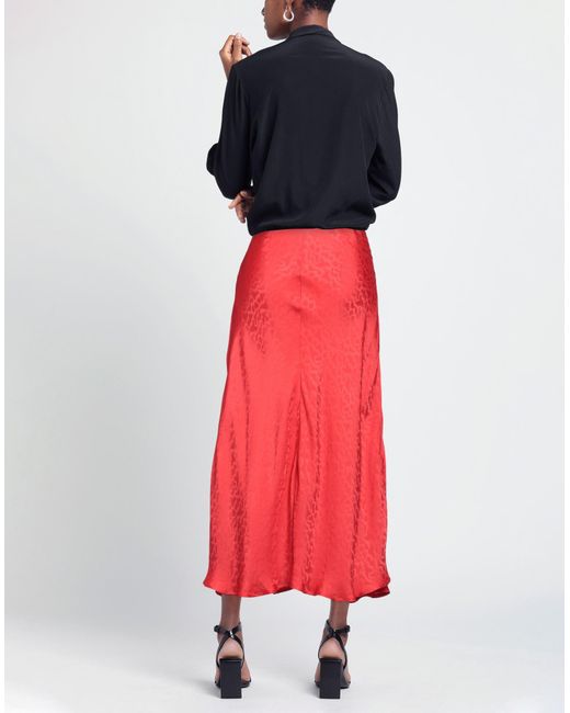 Roseanna Red Maxi Skirt