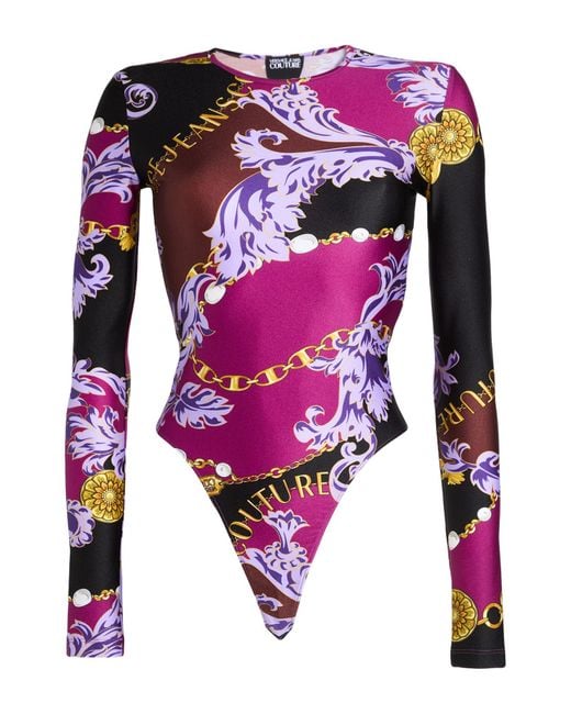 Versace Jeans Couture Pink Bodysuit