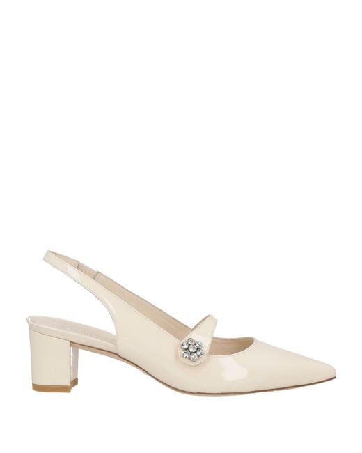 Stuart Weitzman Natural Pumps Leather
