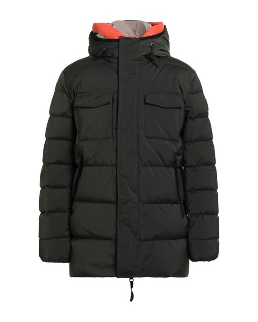 Dekker Black Puffer Polyester, Elastane for men
