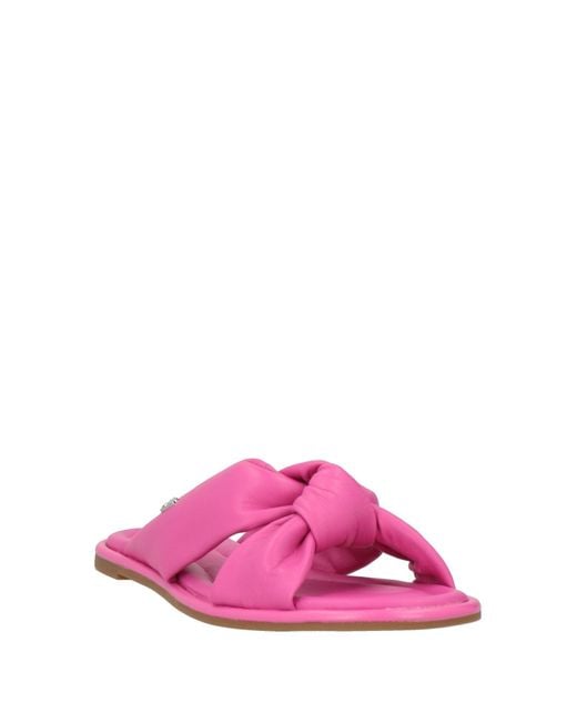 MICHAEL Michael Kors Pink Fuchsia Sandals Leather
