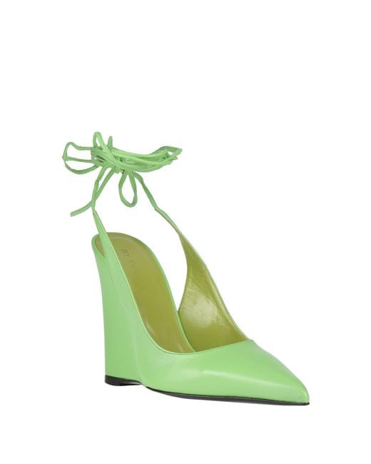 By Far Green Pumps