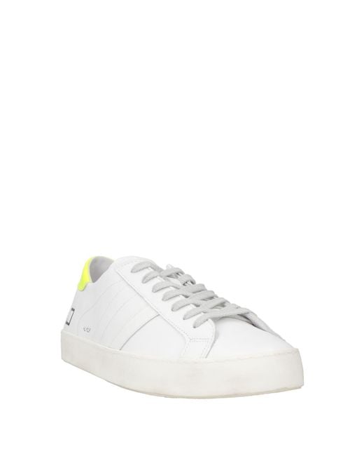 Date White Trainers for men