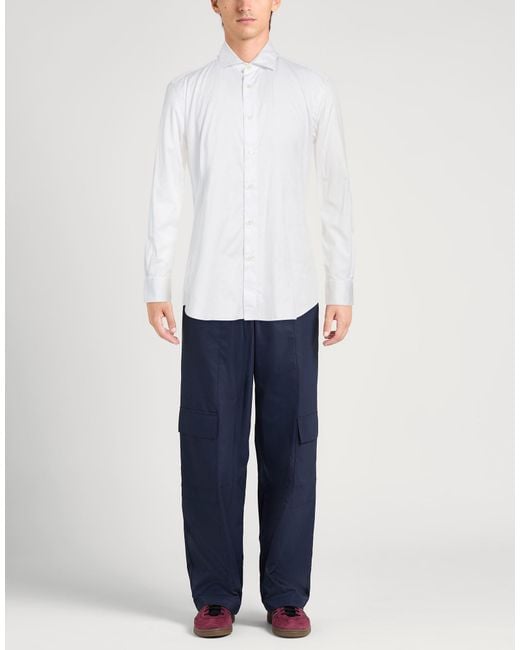 Glanshirt White Shirt for men
