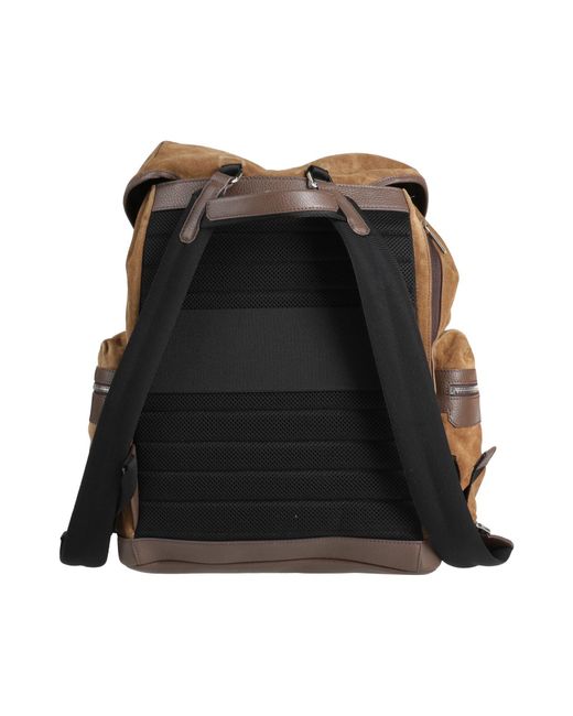 Moorer Brown Backpack Leather for men
