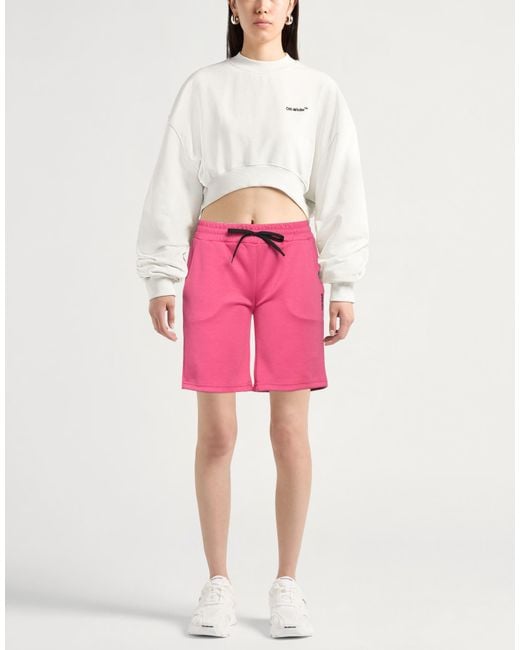 Colmar Pink Mountain Attitude Shorts & Bermuda Shorts Polyester, Elastane