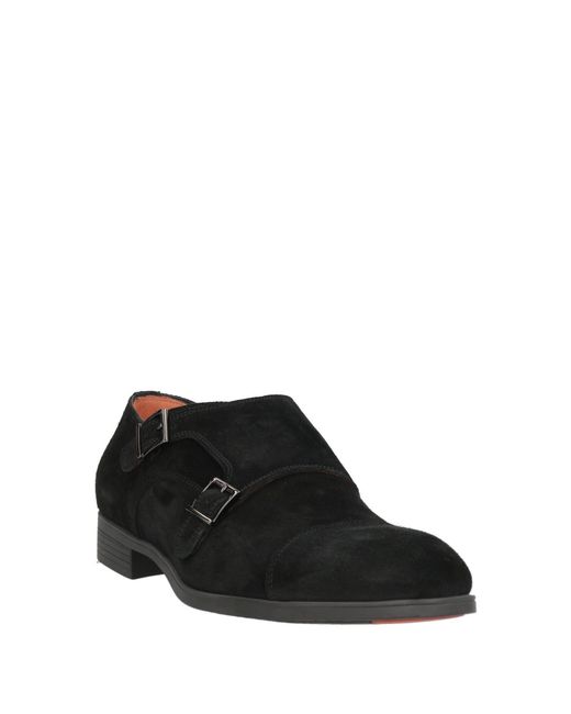Santoni Black Loafer for men