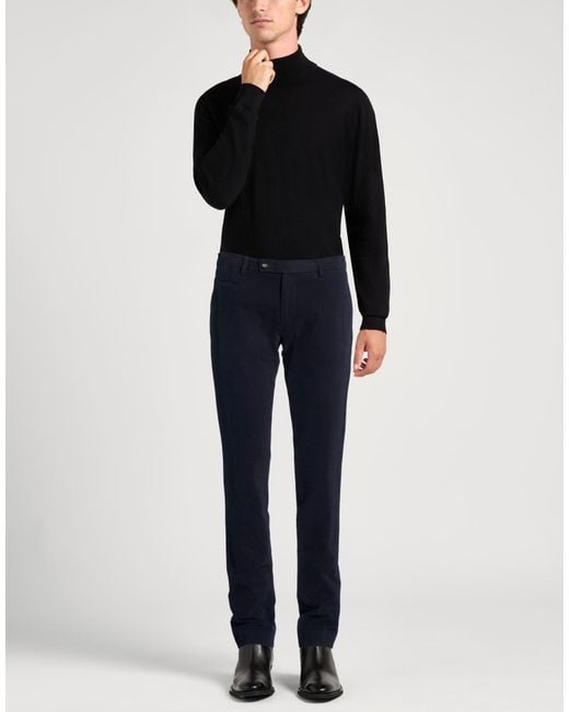 Berwich Blue Pants Cotton for men