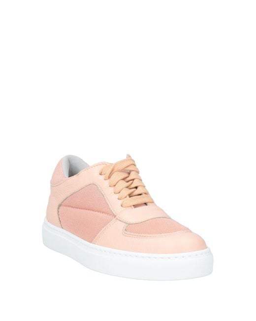 Fabiana Filippi Pink Sneakers Leather, Textile Fibers