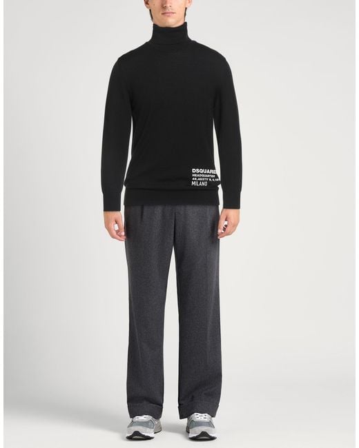 DSquared² Rollkragenpullover in Black für Herren