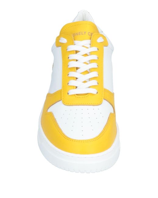 Lonely Crowd Yellow Trainers for men