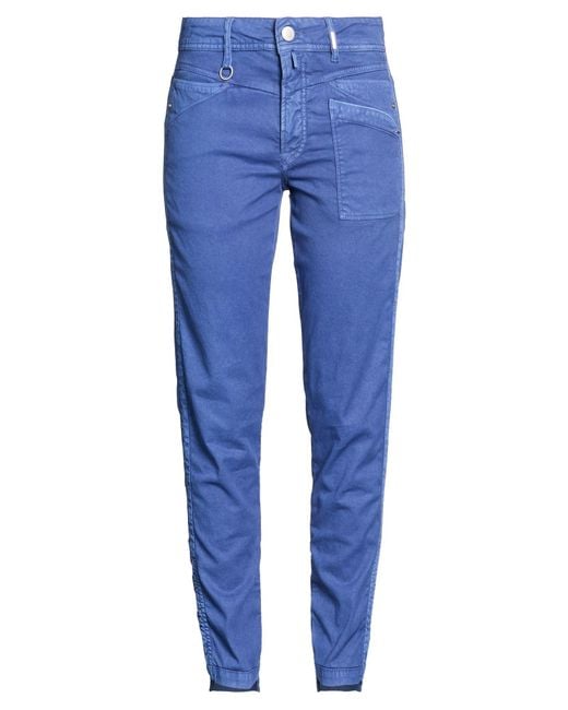 Pantalon High en coloris Blue