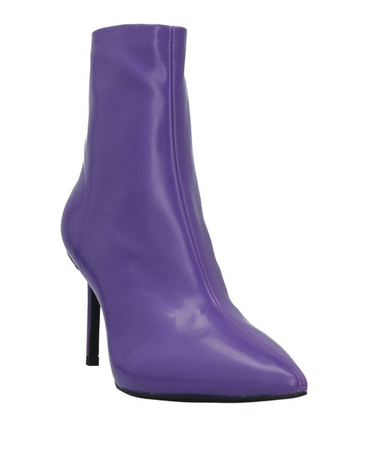 Jeffrey Campbell Purple Ankle Boots