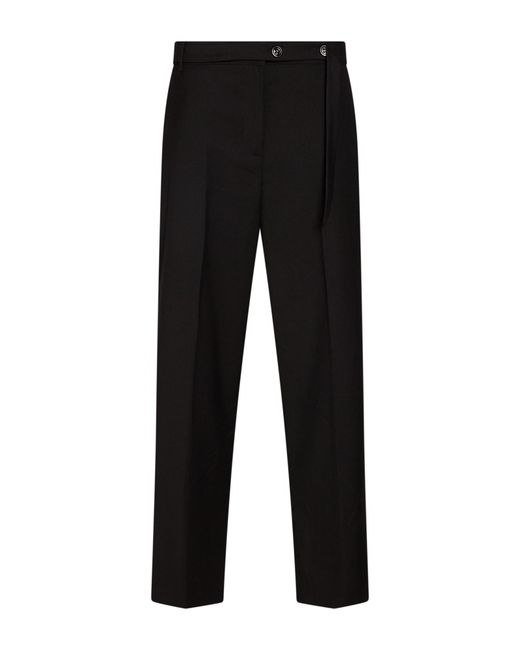Diana Gallesi Black Pants Polyester, Viscose, Elastane