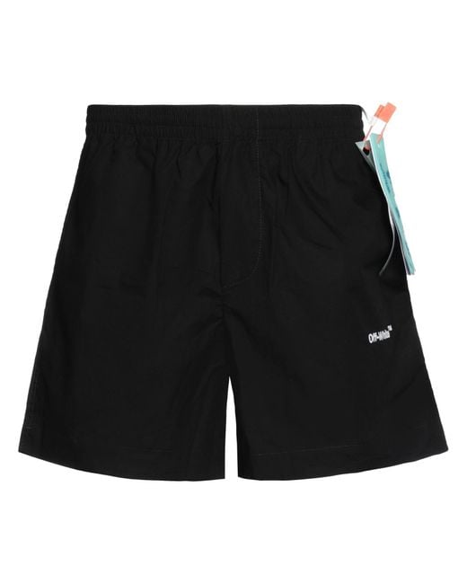 Off-White c/o Virgil Abloh Black Shorts & Bermuda Shorts for men