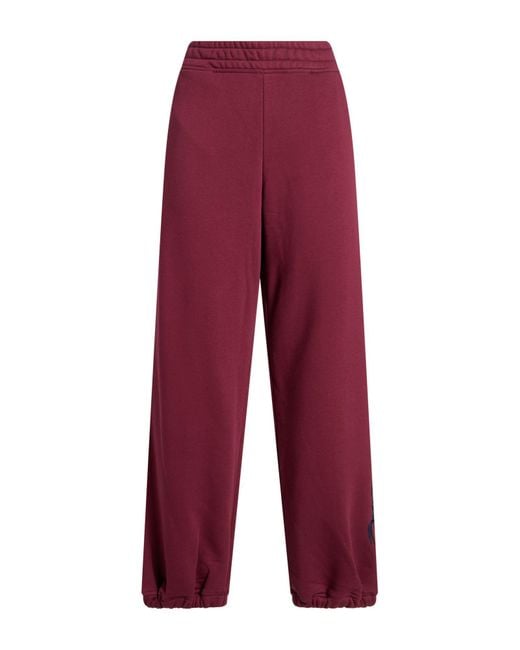 Karl Lagerfeld Red Burgundy Pants Cotton, Polyester