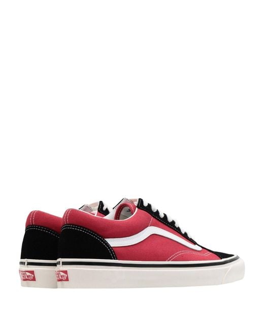 red low tops vans