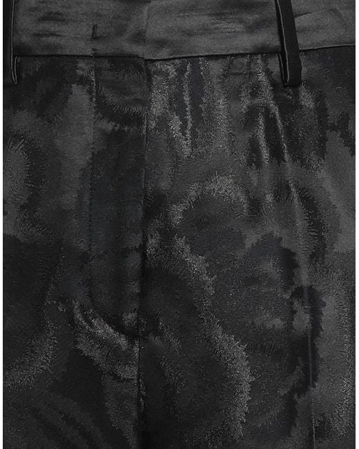 Etro Black Pants Viscose, Silk, Polyamide