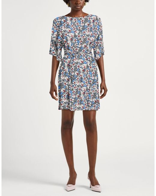 Ottod'Ame Blue Mini Dress Viscose