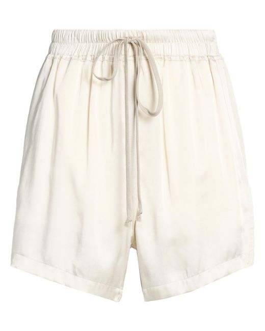 Rick Owens Natural Shorts & Bermuda Shorts