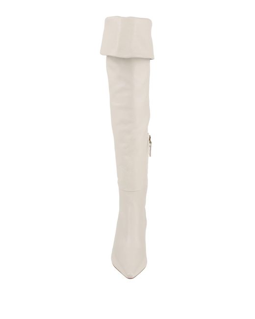 Pinto Paris White Boot Leather