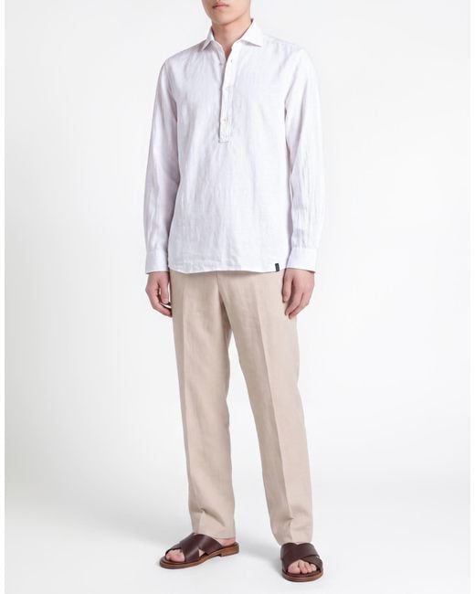 Camicia di Fay in White da Uomo