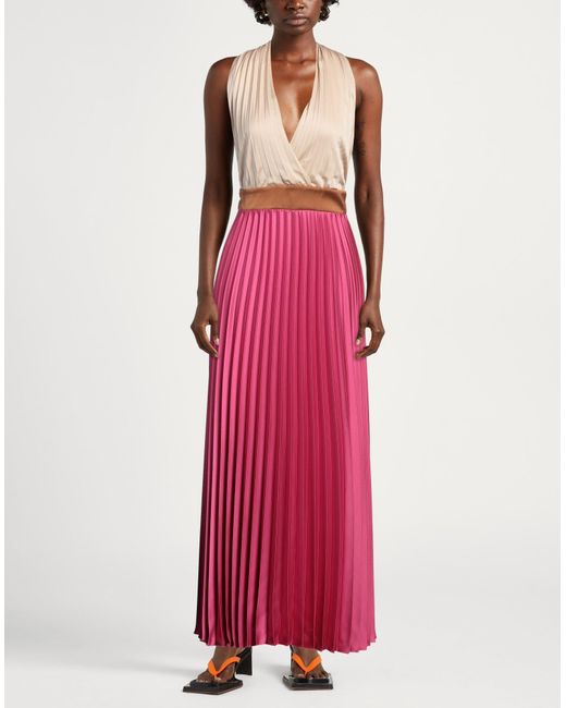 Kaos Pink Fuchsia Maxi Dress Polyester