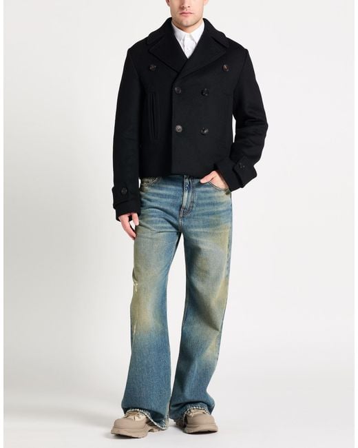 McQueen Black Coat for men