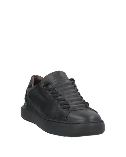 Pawelk's Black Sneakers Leather for men