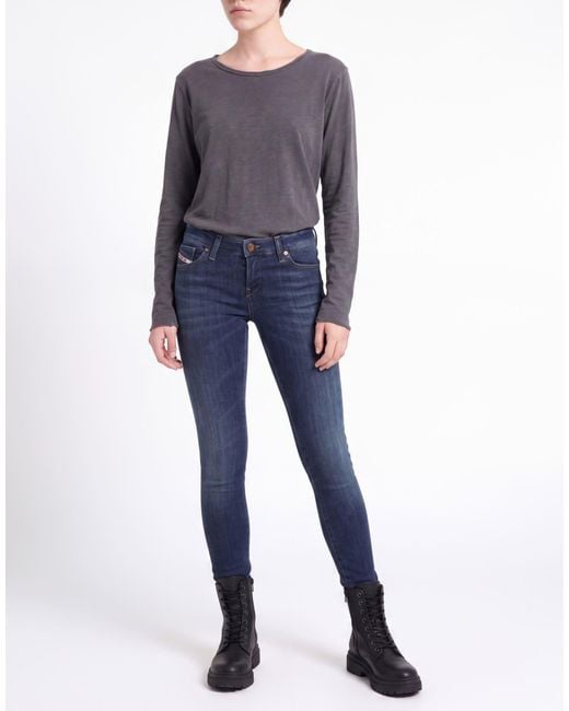 DIESEL Blue Jeans Cotton, Polyester, Elastane