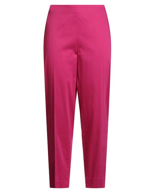 Clips Red Pants Cotton, Elastane