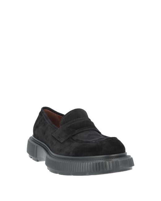 Giovanni Conti Black Loafers Leather for men