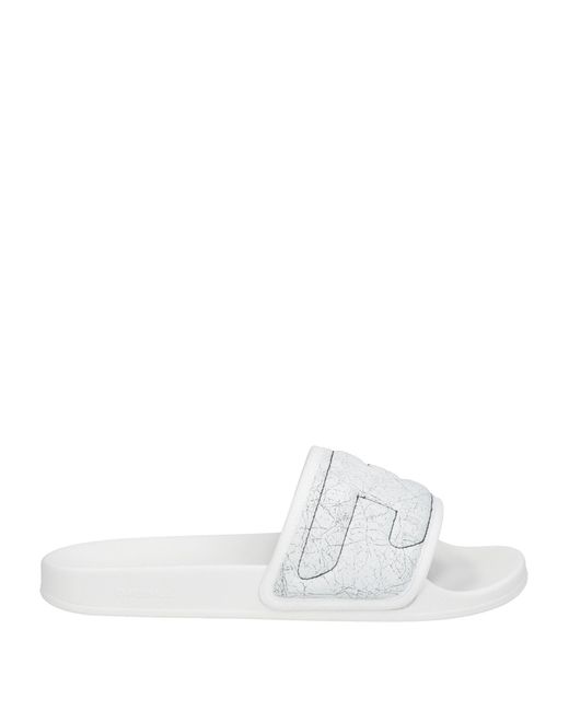 DIESEL White Sandals for men