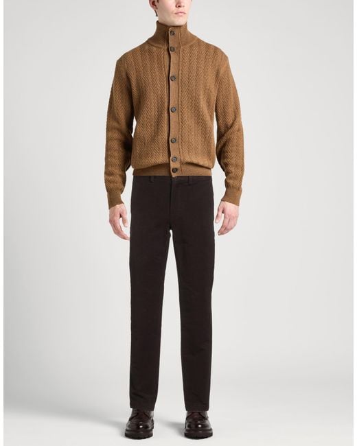 Theory Black Dark Pants Cotton, Elastane for men