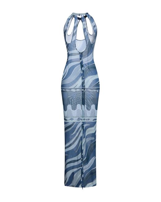 Emilio Pucci Blue Maxi Dress