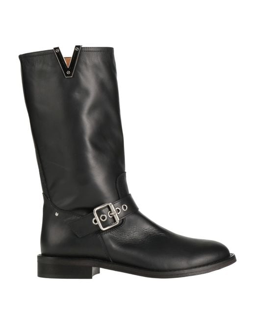 Via Roma 15 Black Boot Leather