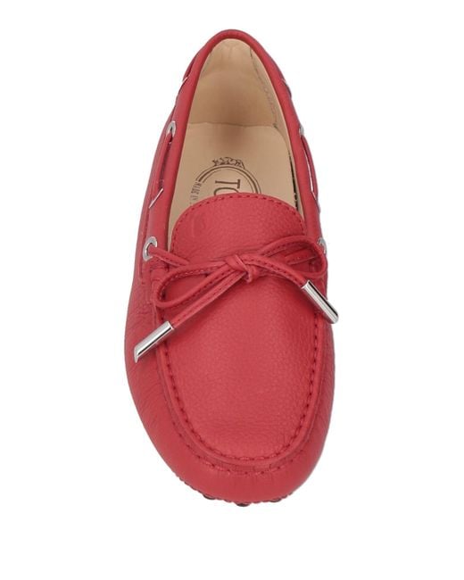 Tod's Red Loafer