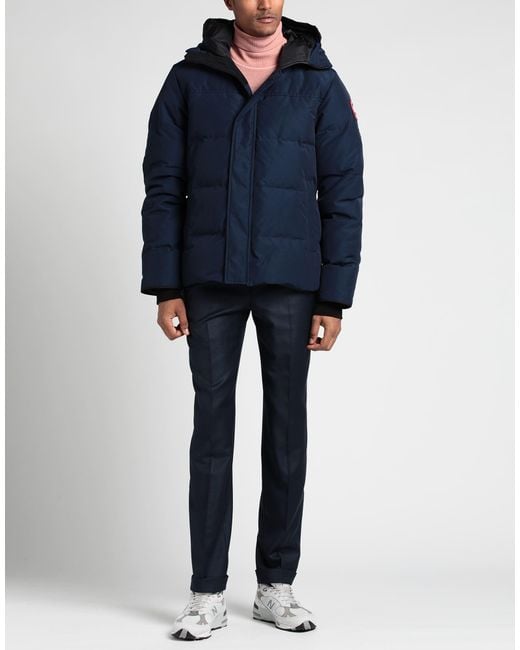 Canada Goose Blue Puffer Polyester, Cotton for men