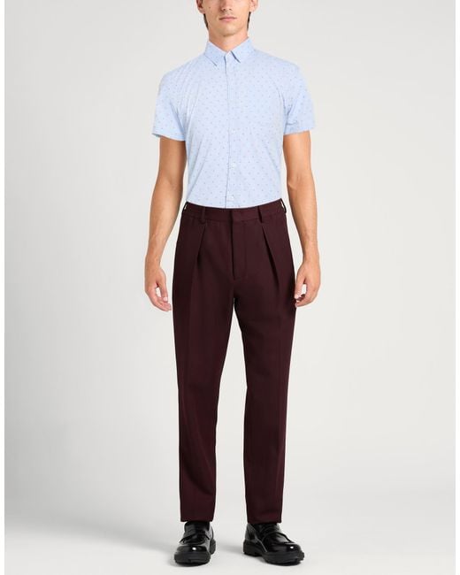 Daniele Alessandrini Blue Shirt Cotton for men