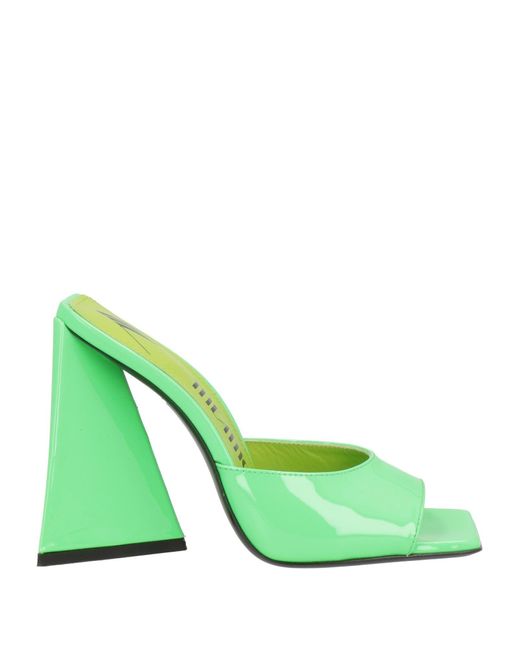 The Attico Green Sandals