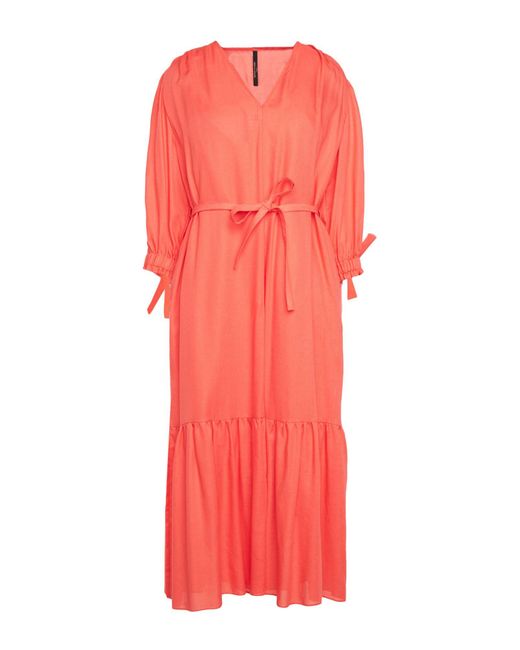 Mother Of Pearl Red Midi Dress