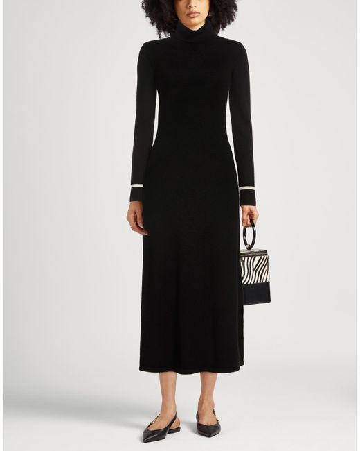 Ines De La Fressange Paris Black Midi Dress