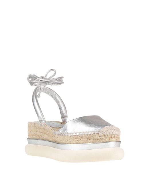 Paloma Barceló White Espadrilles