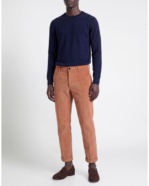 Liu Jo Red Rust Pants Cotton, Elastane for men