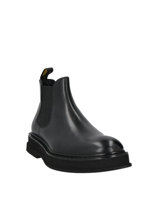Doucal's Black Ankle Boots for men