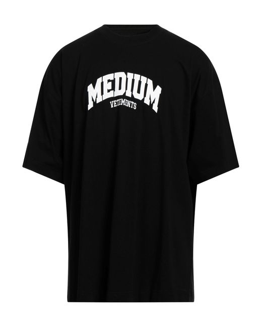 Vetements T-shirts in Black für Herren
