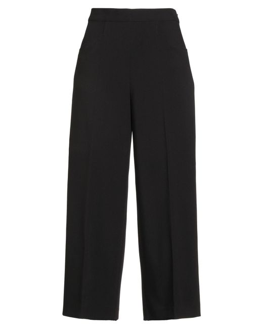 Caractere Black Pants Polyester, Viscose, Elastane