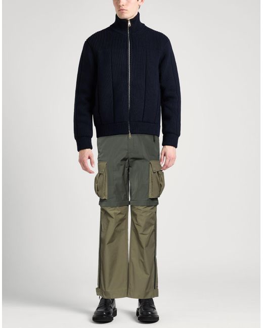 Moncler Green Pants Polyester, Cotton for men