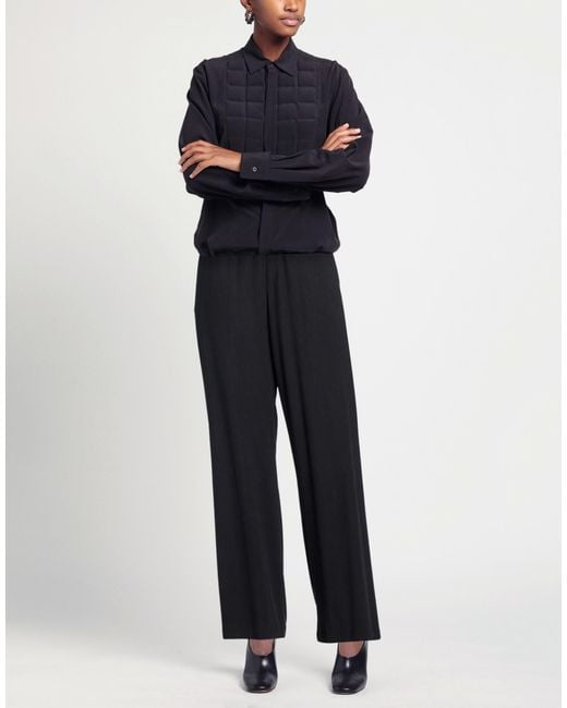 ALAINPAUL Blue Pants Cupro, Elastane