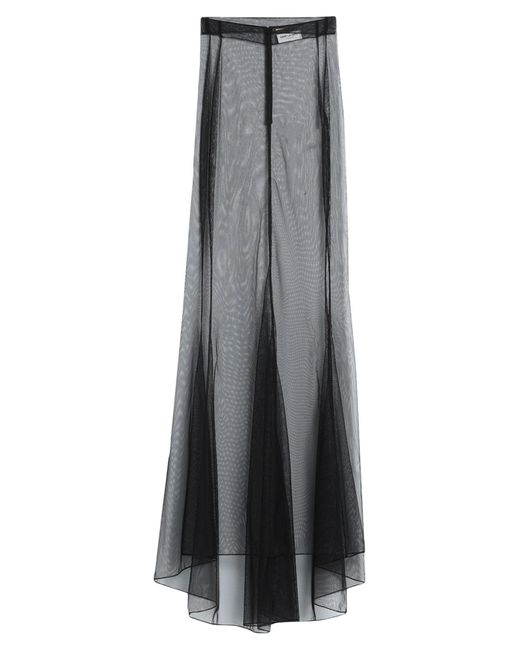 Saint Laurent Gray Maxi Skirt